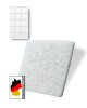 Filzgleiter Selbstklebend weiß, quadratisch 30 x 30 mm (15 Stück)